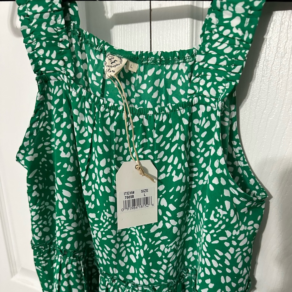 Grace & Emma Green dot dress - Picture 3 of 6